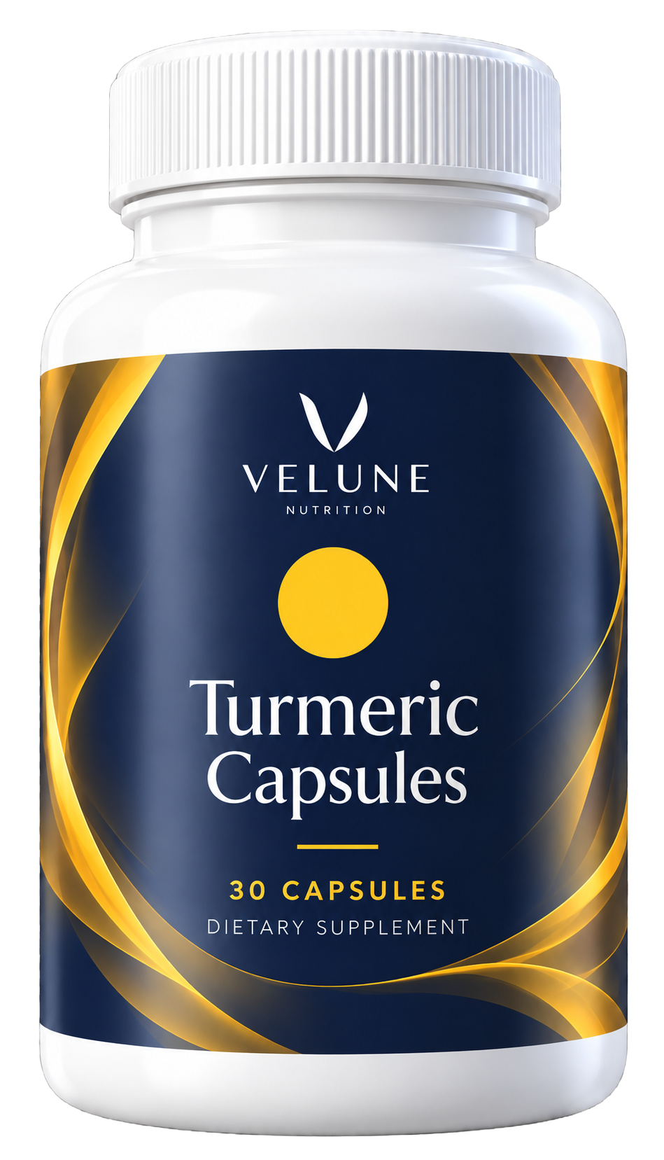 Velune Nutrition Turmeric Capsules, 30 capsules